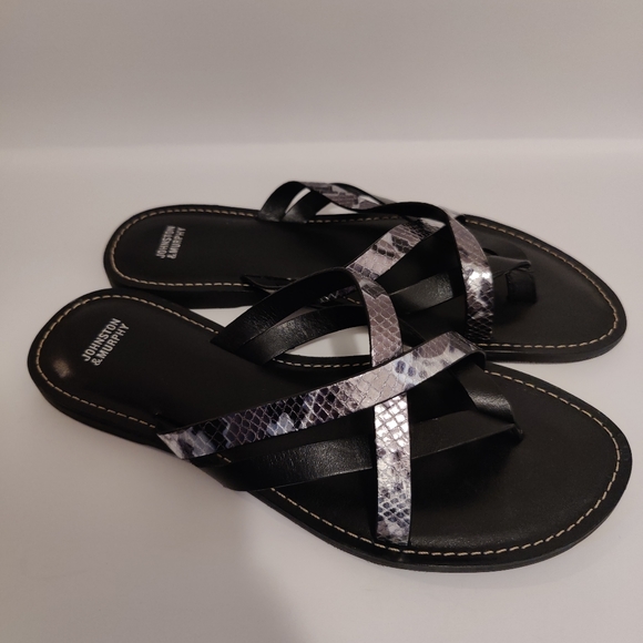 Johnson & Murphy Leather Sandals - Picture 4 of 6